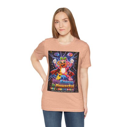 Panz™ Unisex Jersey Short Sleeve Tee For Adult– "My Energy is Powerful" Graphic Tee | Smile Universe Collection