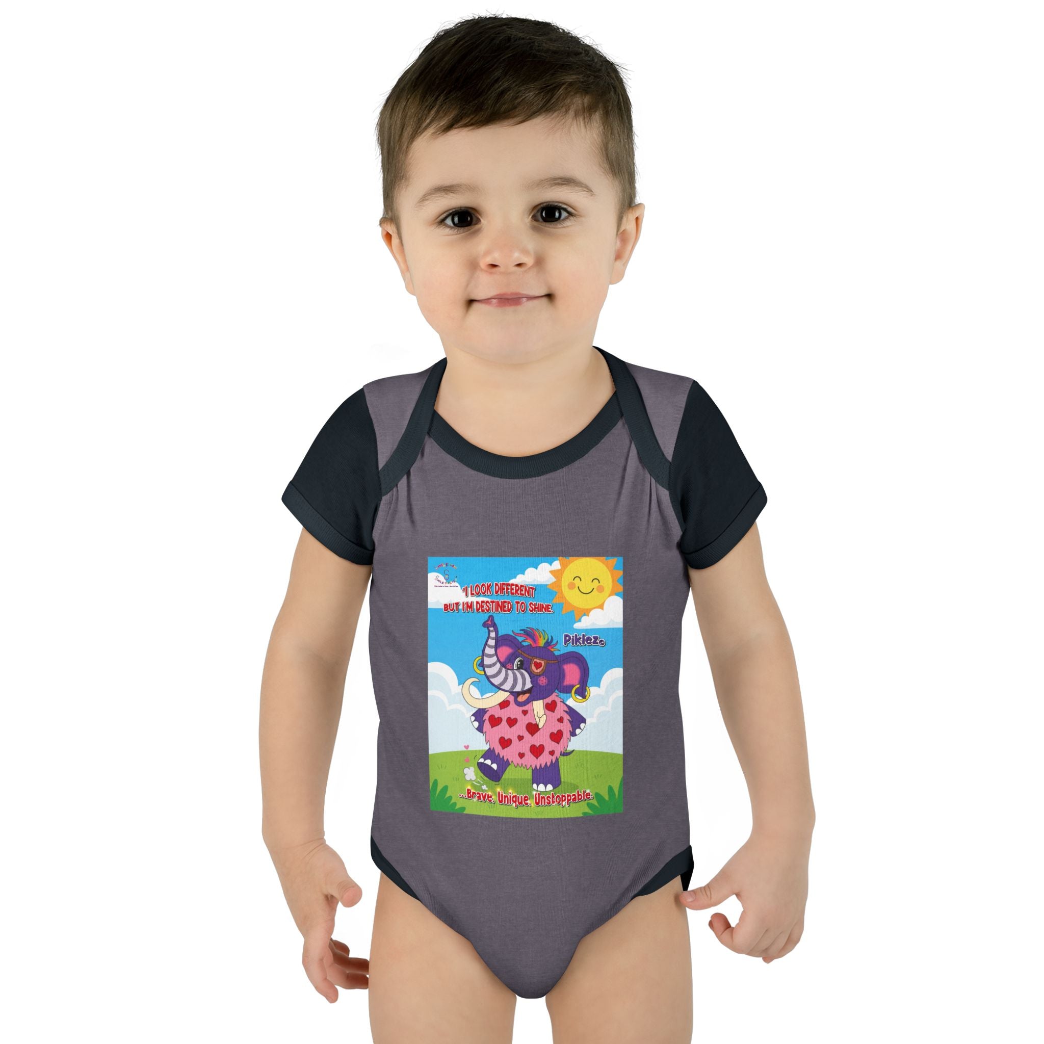 Piklez™ Infant Bodysuit – “Destined to Shine” Baby Outfit | Smile Universe Collection