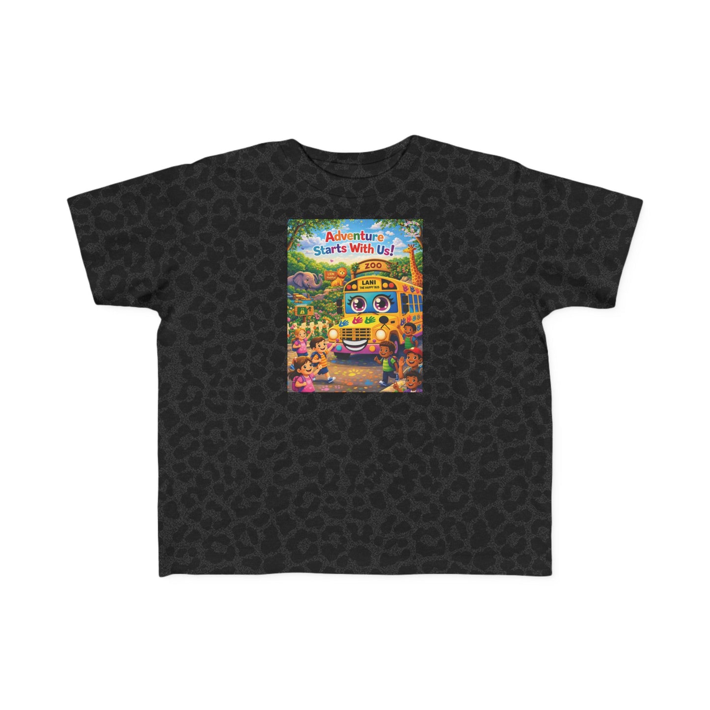 Lani™ Toddler's Fine Jersey Tee – "Adventure Starts With Us!" Graphic