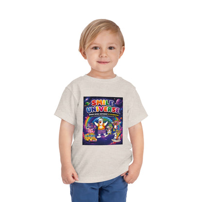 Smile Universe™ Toddler Short Sleeve Tee – "Where Being Different is CELEBRATED!" Graphic