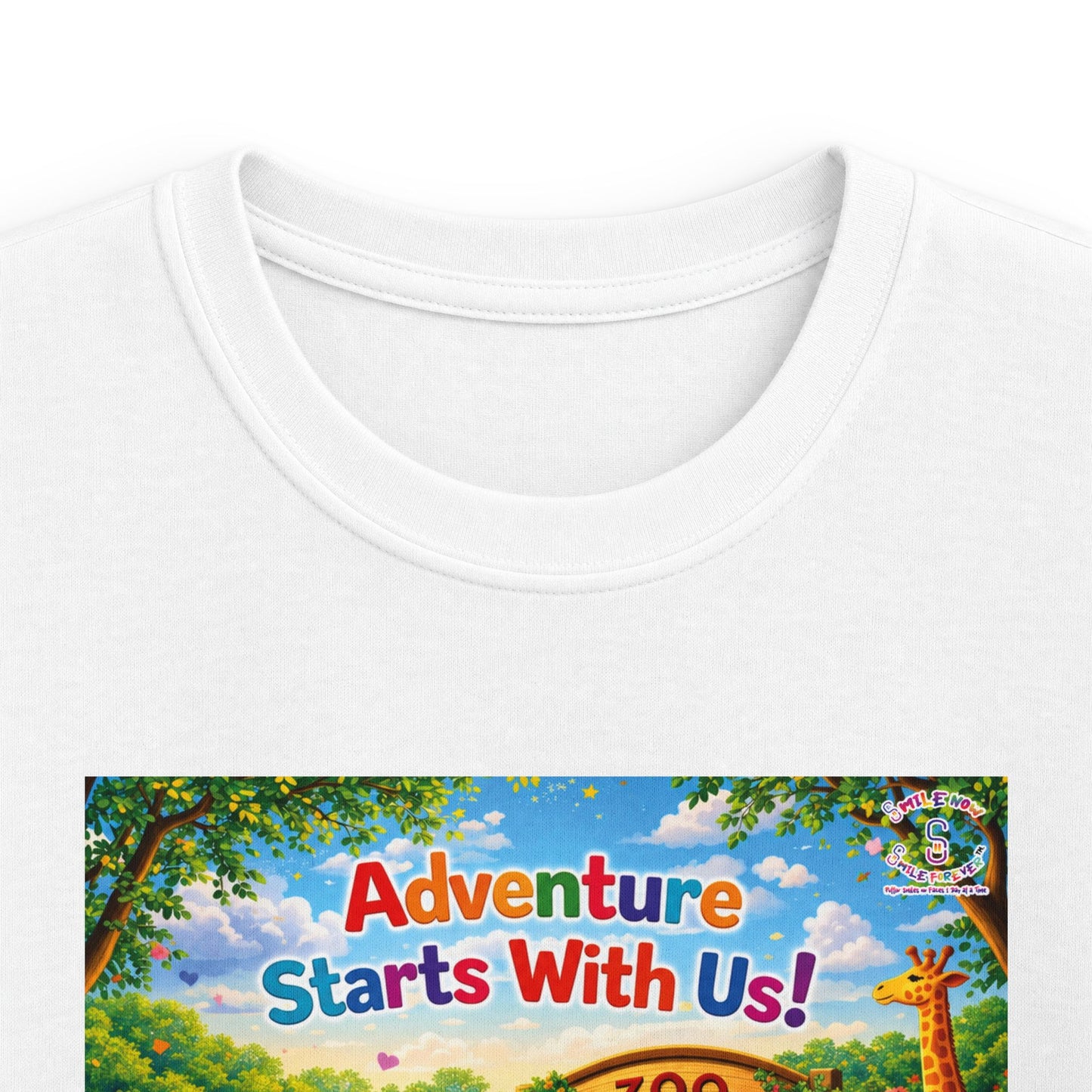 Lani™ Kids Softstyle Tee – "Adventure Starts With Us!" Graphic