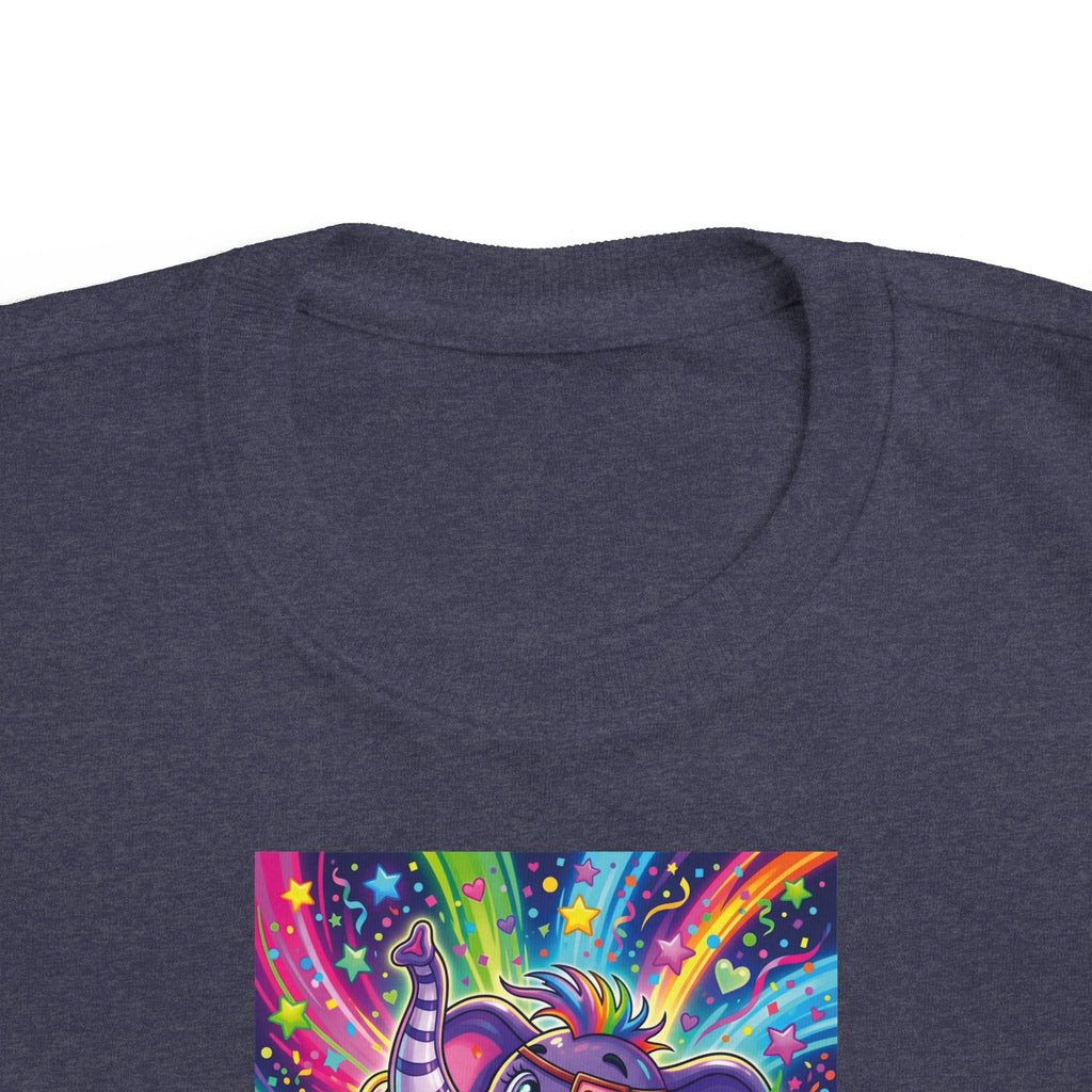 Piklez™ Toddler's Fine Jersey Tee – "Born to Celebrate!" Graphic Shirt | Smile Universe Collection