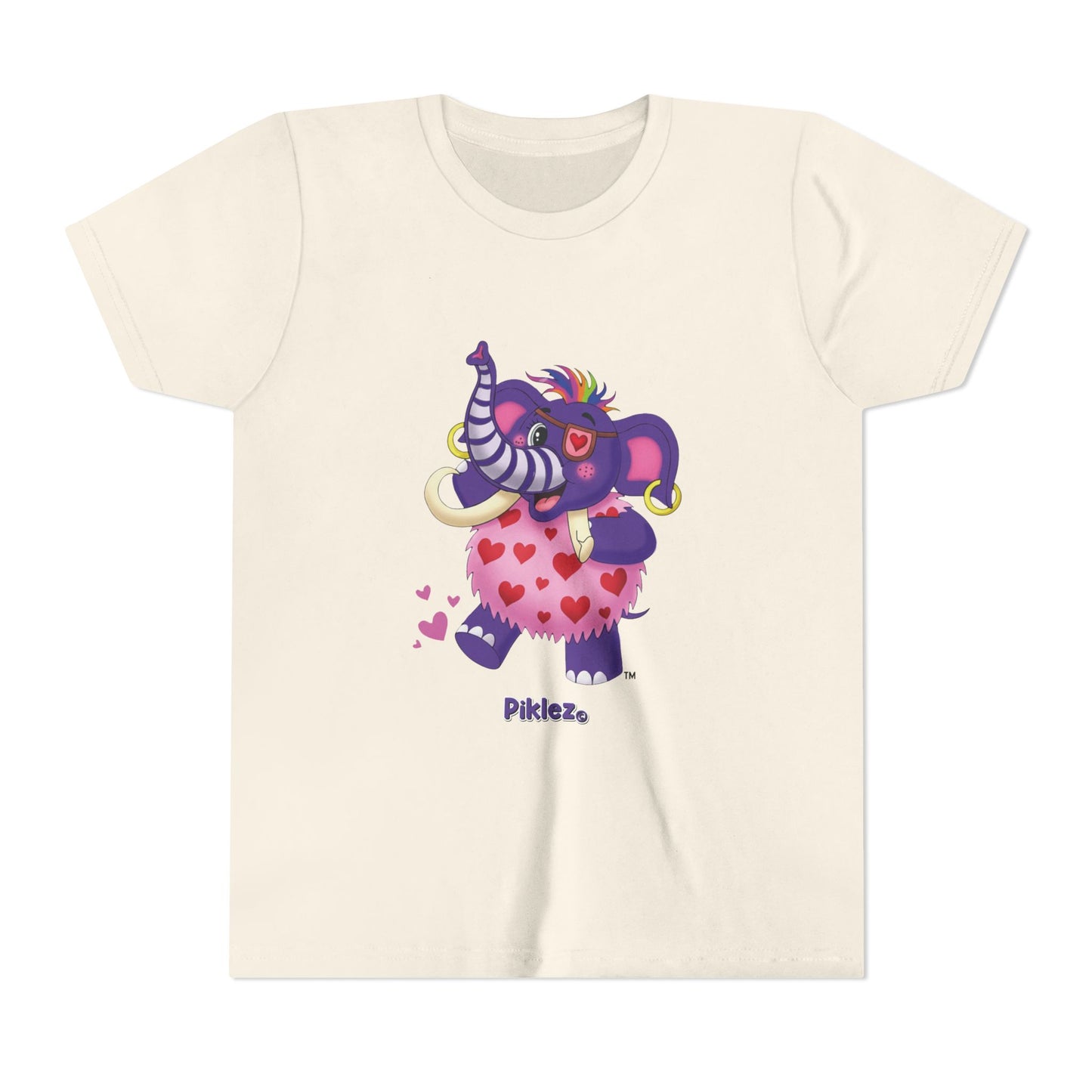 Piklez™ Youth Short Sleeve Tee – "Full of Love!" Graphic Shirt | Smile Universe Collection
