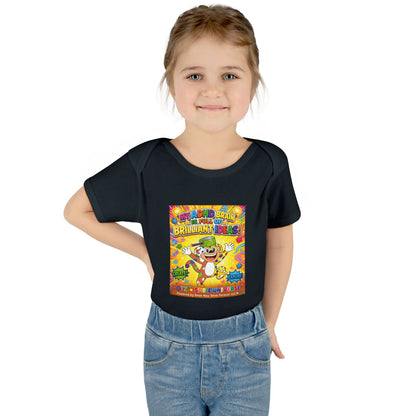 Potz™ Infant Baby Rib Bodysuit – "My ADHD Brain is Full of Brilliant Ideas!" Graphic Onesie | Smile Universe Collection