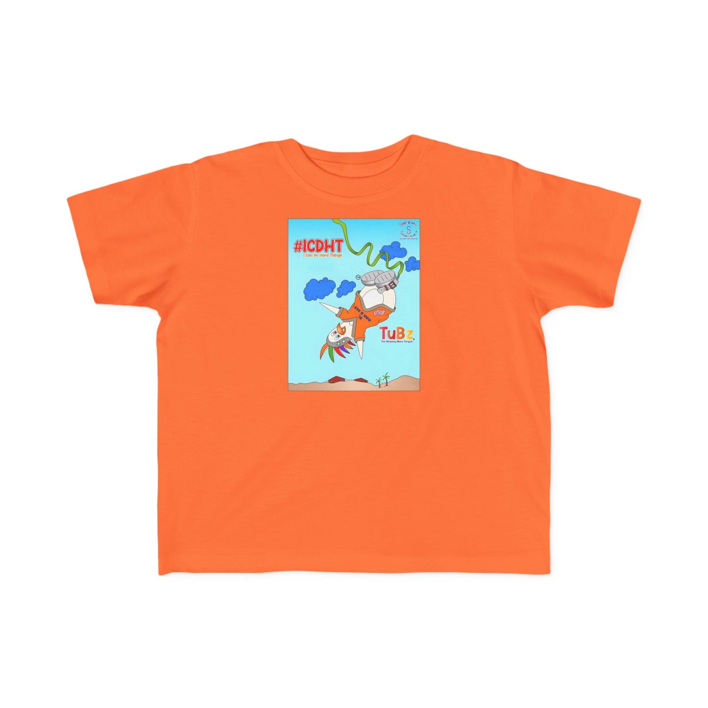 TuBz™ "I Can Do Hard Things" Toddler T-Shirt | Toddler's Fine Jersey Tee  - Positive Kids Graphic Tee