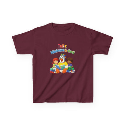 TuBz™ "Kindness Is Cool" Kids T-Shirt - Positive Message Graphic Tee | Smile Universe TuBz4Kidz