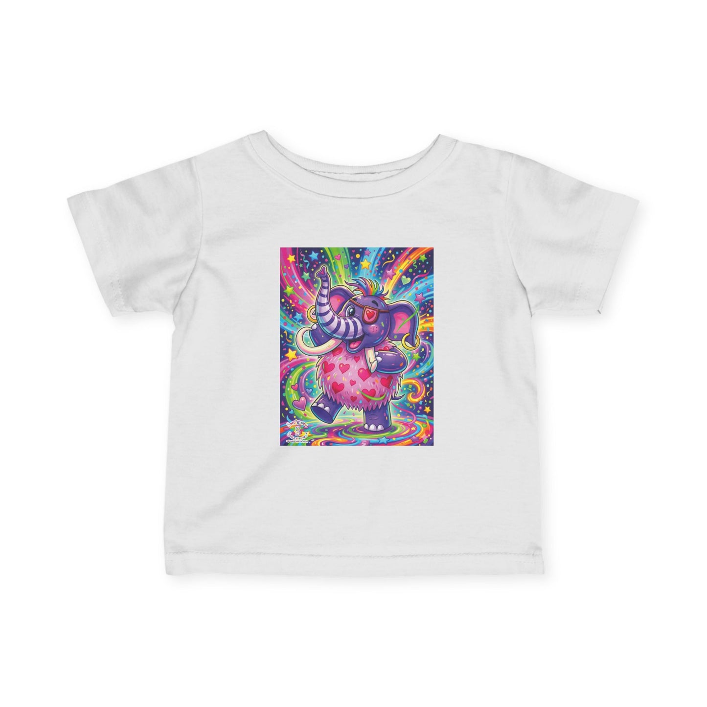 Piklez™ Infant Fine Jersey Tee – "Born to Celebrate!" Graphic Shirt | Smile Universe Collection