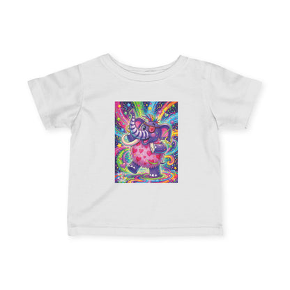 Piklez™ Infant Fine Jersey Tee – "Born to Celebrate!" Graphic Shirt | Smile Universe Collection