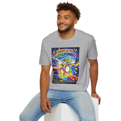 Potz™ Unisex Softstyle T-Shirt – "Energy is My Superpower!" Graphic Tee | Smile Universe Collection