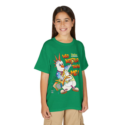 TuBz™ Rockstar Kids T-Shirt - "Who Hotter Than Me!" Graphic Tee | Smile Universe TuBz4Kidz Collection