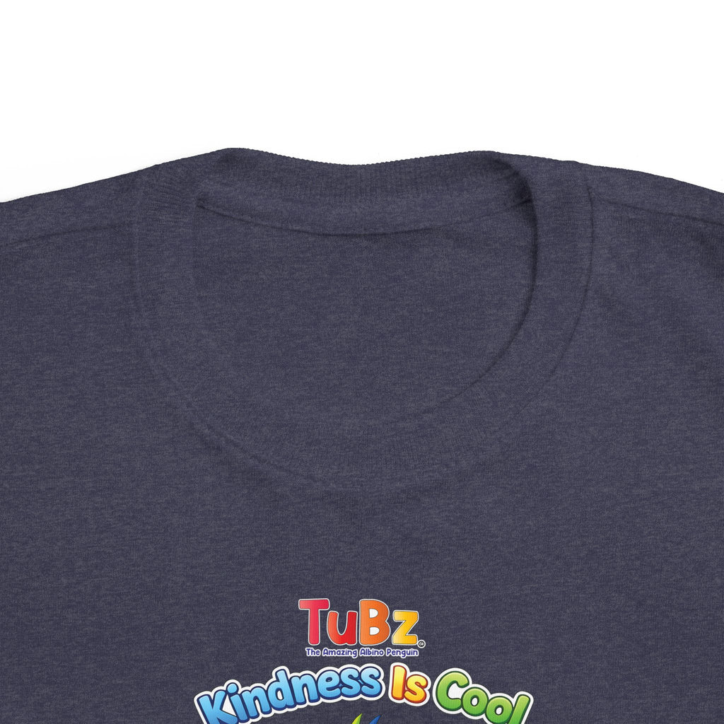TuBz™ "Kindness Is Cool" Kids T-Shirt - Positive Message Graphic Tee | Smile Universe TuBz4Kidz