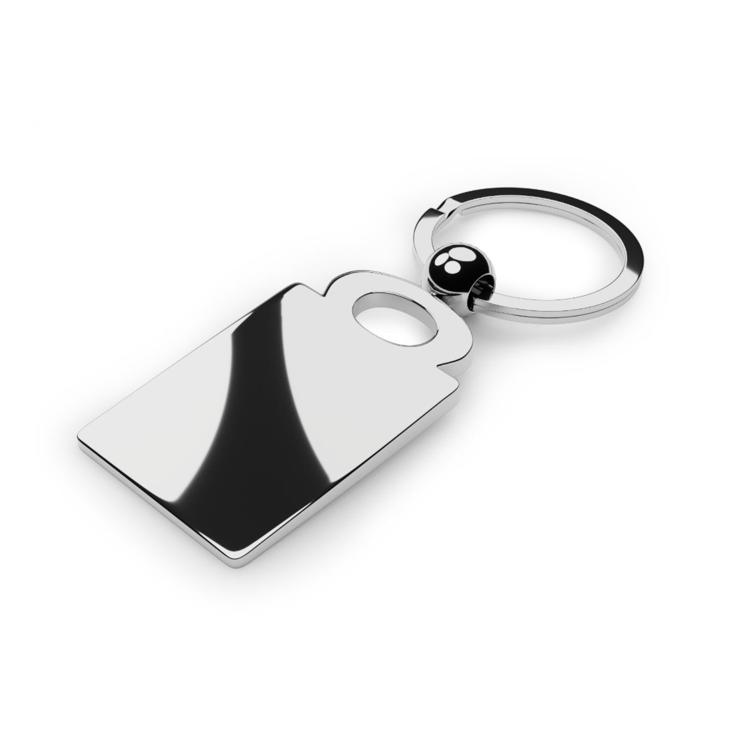 Smile Universe™ Rectangle Photo Keyring – "Where Being Different is CELEBRATED!" Graphic