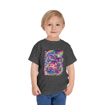 Piklez™ Toddler Short Sleeve Tee – "Magic Paint!" Graphic Shirt | Smile Universe Collection