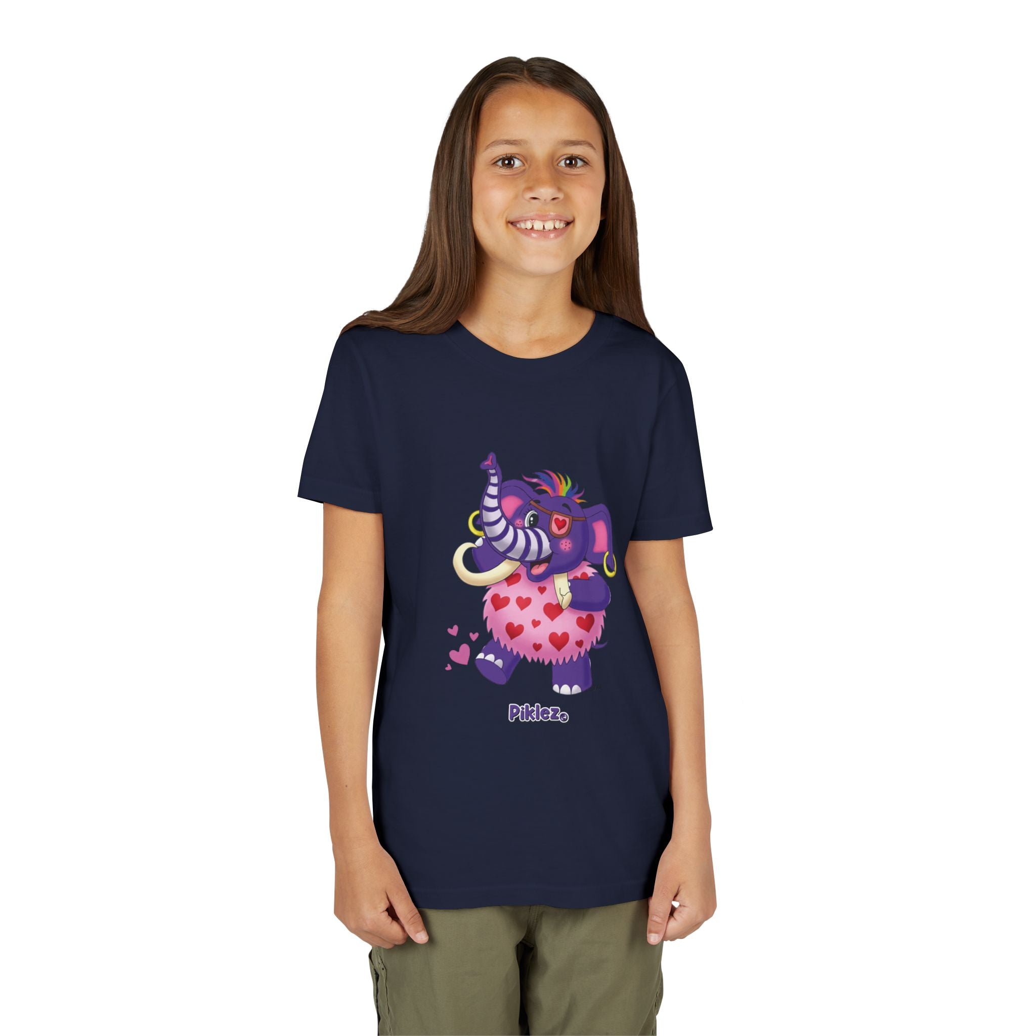 Piklez™ Youth Short Sleeve Tee – "Full of Love!" Graphic Shirt | Smile Universe Collection