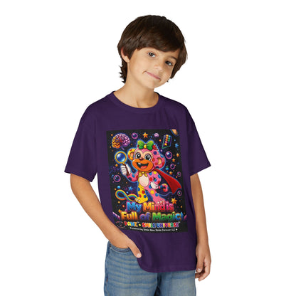 Panz™ Youth DryBlend® T-Shirt – "My Mind is Full of Magic" Graphic | Smile Universe Collection