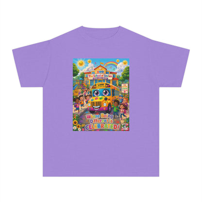 Lani™ Youth Midweight Tee – "Where Being Different is CELEBRATED!" Graphic Shirt