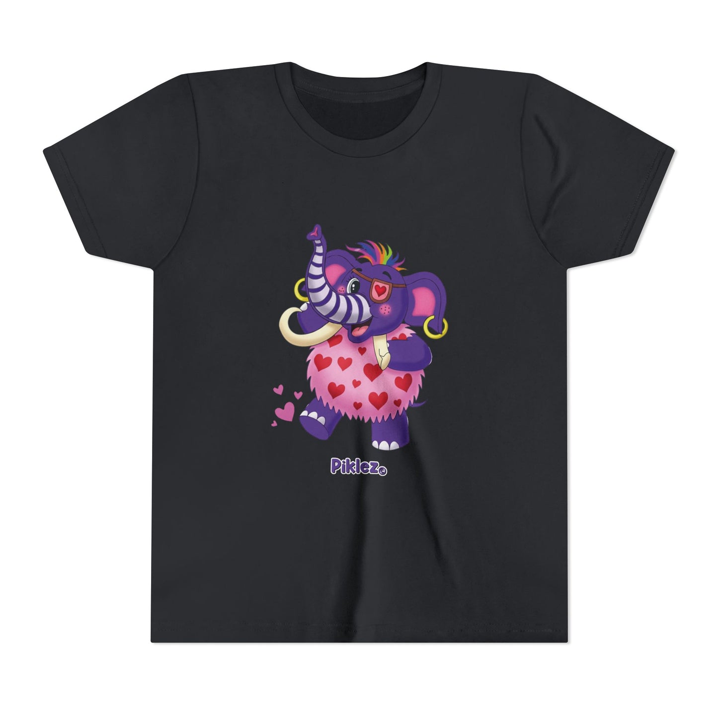 Piklez™ Youth Short Sleeve Tee – "Full of Love!" Graphic Shirt | Smile Universe Collection