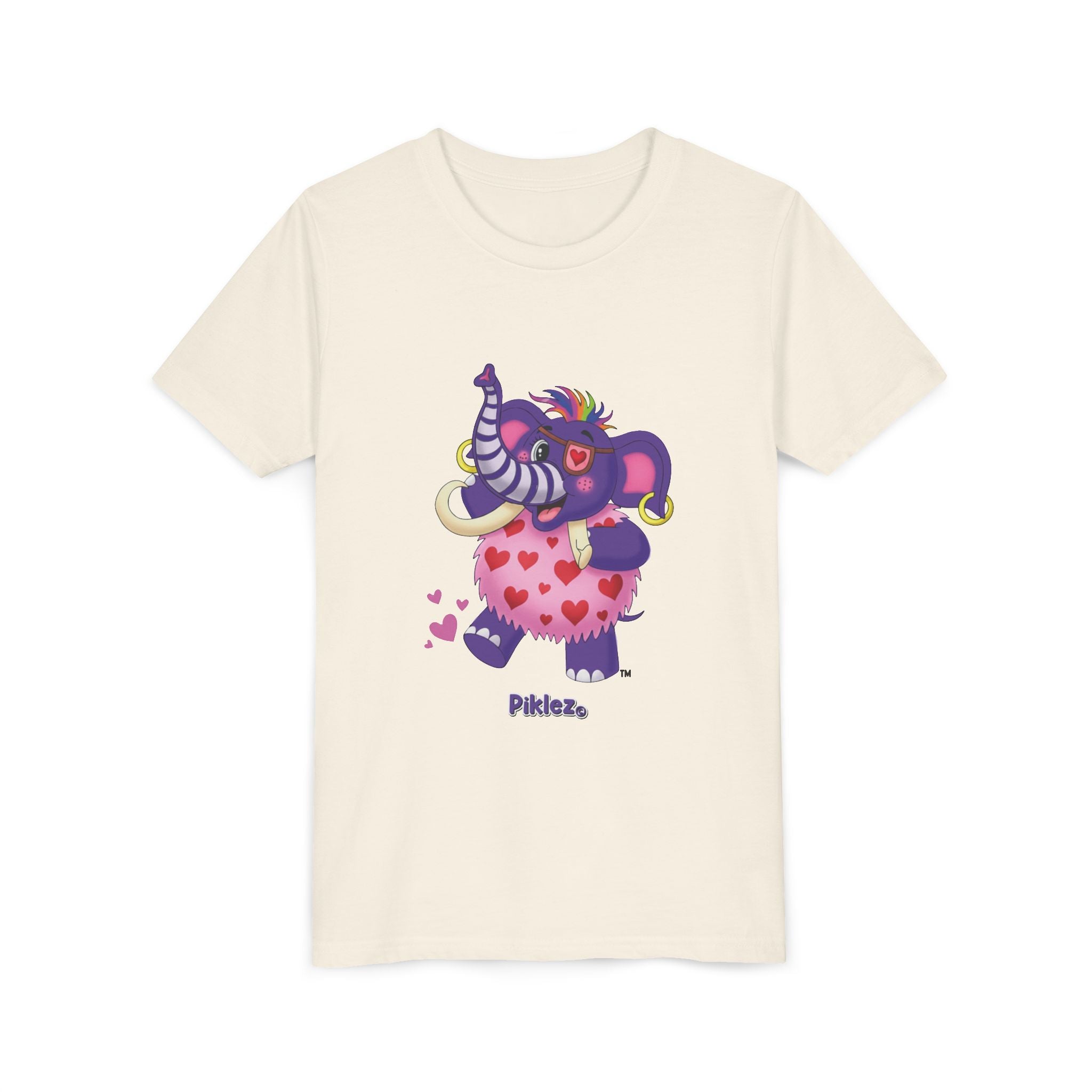 Piklez™ Youth Short Sleeve Tee – "Full of Love!" Graphic Shirt | Smile Universe Collection