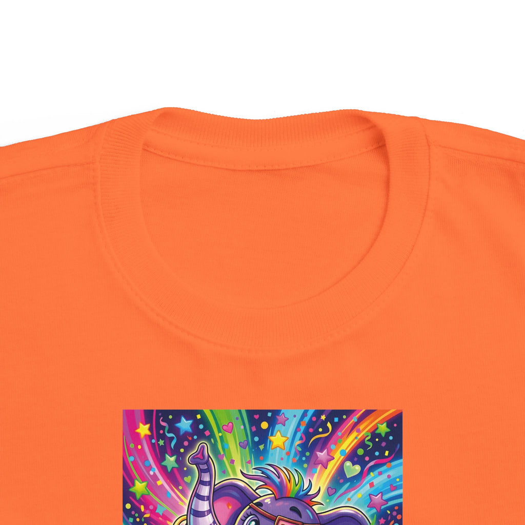 Piklez™ Toddler's Fine Jersey Tee – "Born to Celebrate!" Graphic Shirt | Smile Universe Collection