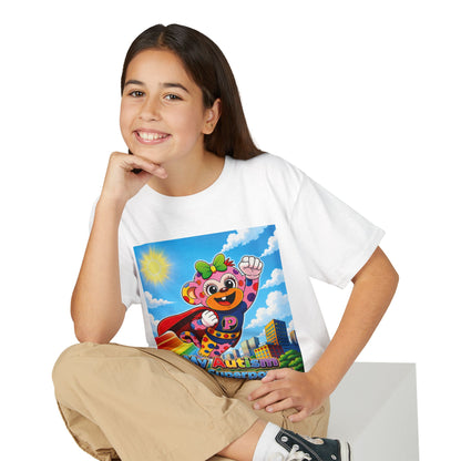 Panz™ Youth DryBlend® T-Shirt – "My Autism is My Superpower" Graphic | Smile Universe Collection