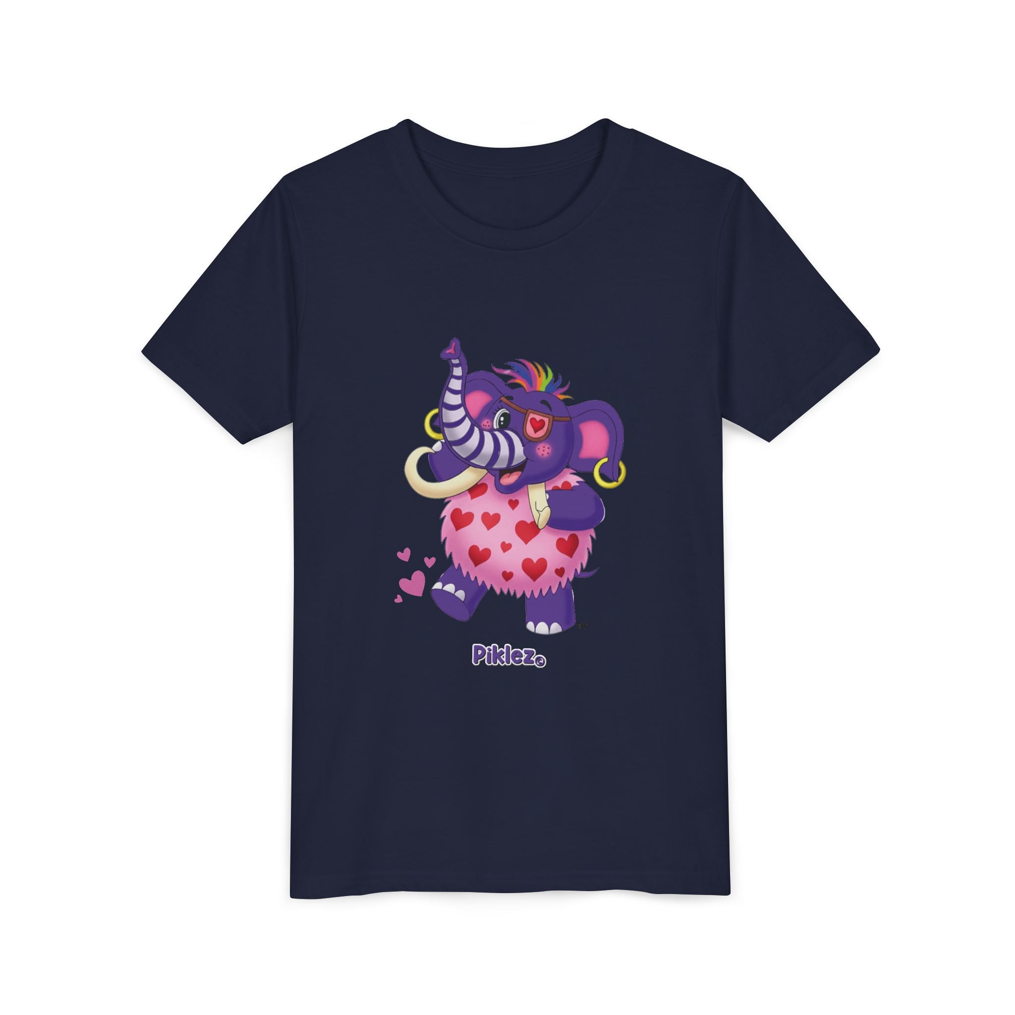 Piklez™ Youth Short Sleeve Tee – "Full of Love!" Graphic Shirt | Smile Universe Collection