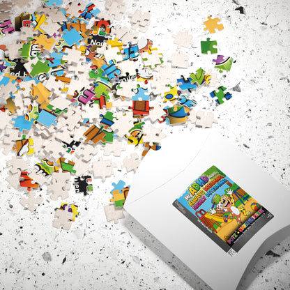 Potz™ Puzzle – "My ADHD Means Always Dreaming, Highly Determined" Graphic Jigsaw Puzzle | Smile Universe Collection