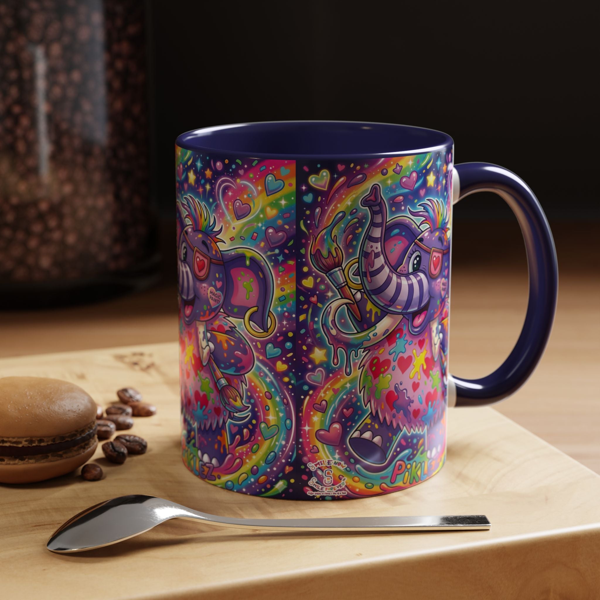 Piklez™ 15oz Ceramic Mug – "Magic Paint!" Graphic | Smile Universe Collection