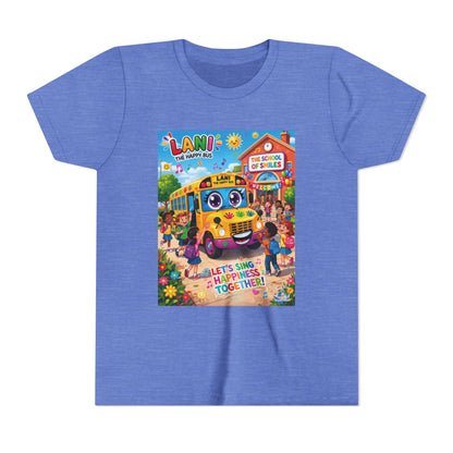 Lani™ Youth Short Sleeve Tee – "Let's Sing Happiness Together!" Graphic