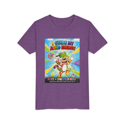 Potz™ Youth Short Sleeve Tee – "I Guide My ADHD Energy!" Graphic Tee | Smile Universe Collection