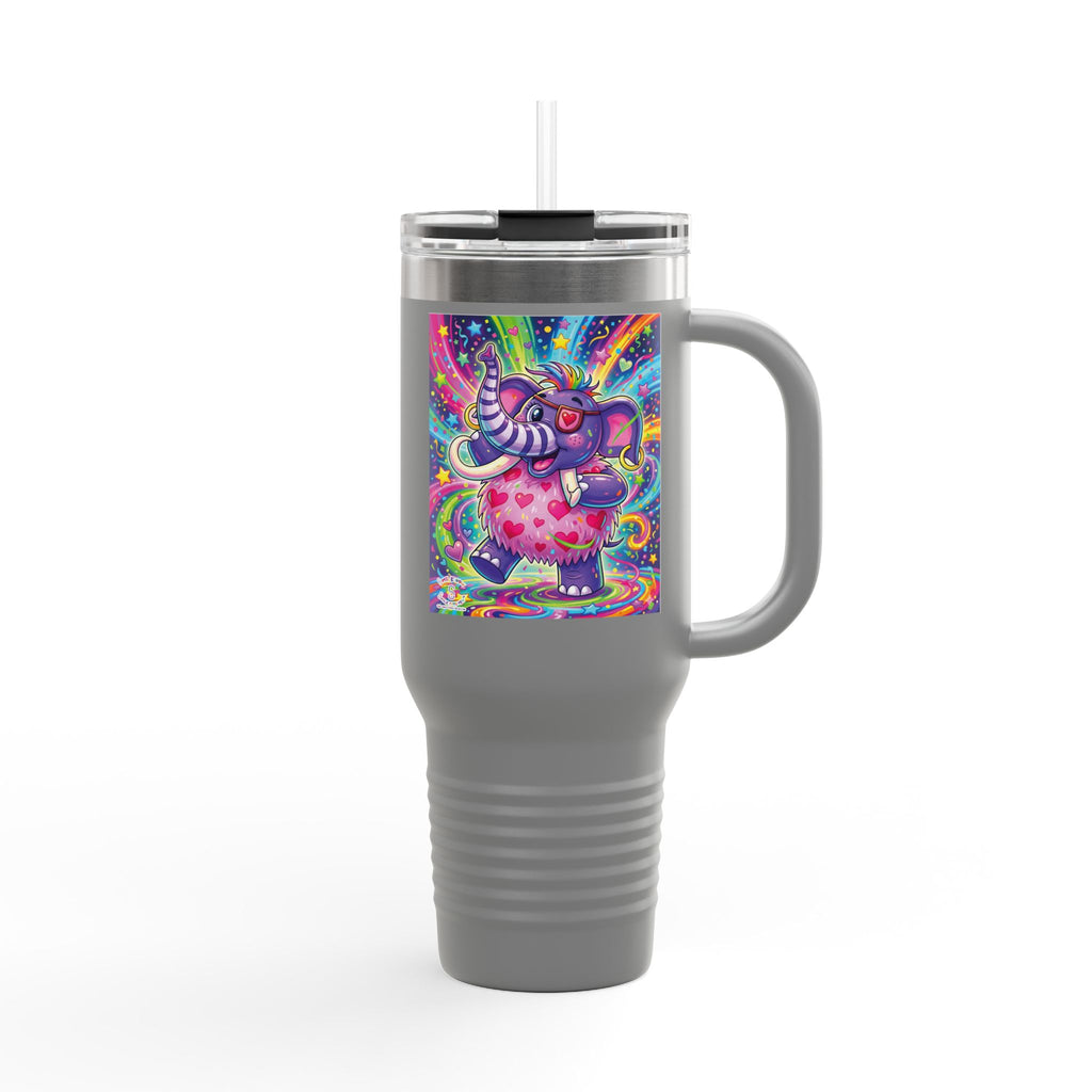 Piklez™ 40oz Insulated Travel Mug – "Born to Celebrate!" Graphic | Smile Universe Collection