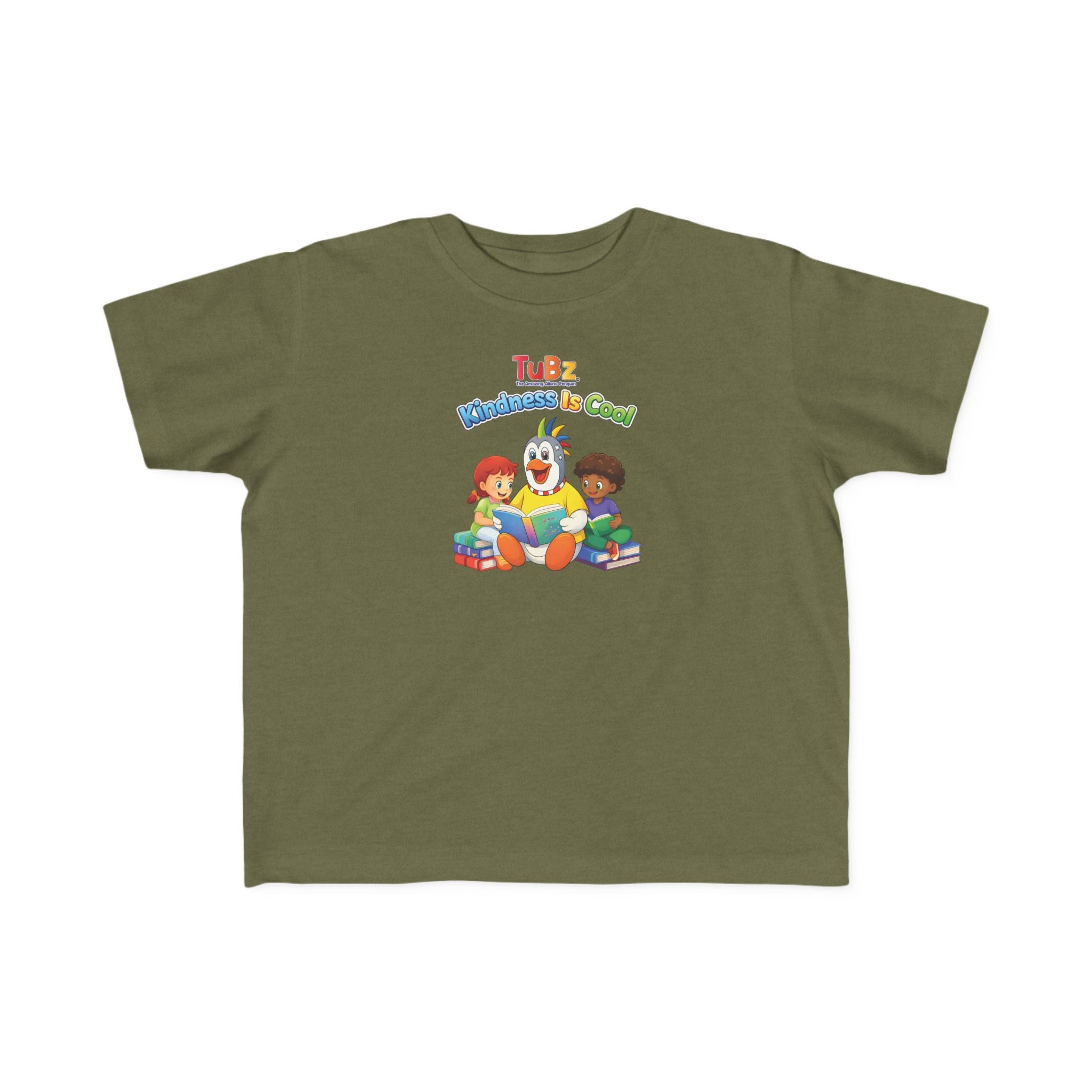 TuBz™ "Kindness Is Cool" Kids T-Shirt - Positive Message Graphic Tee | Smile Universe TuBz4Kidz