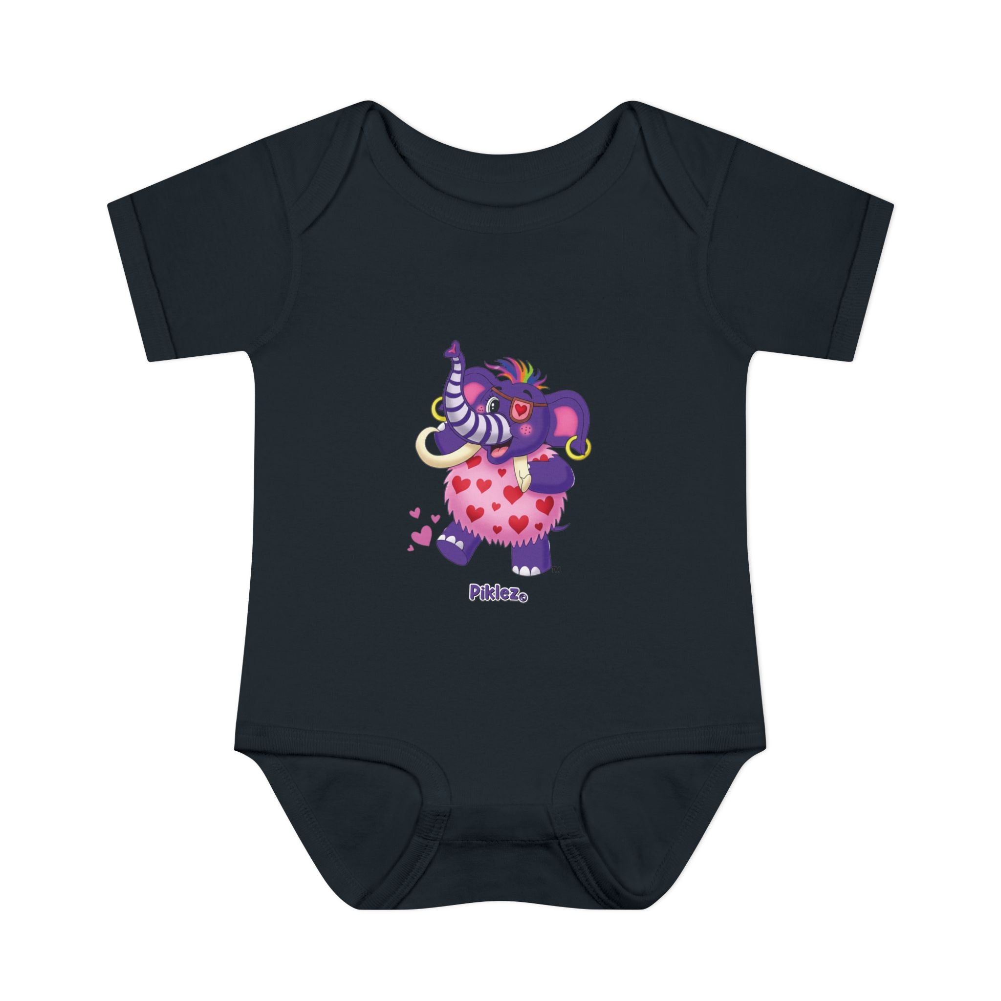 Piklez™ Infant Baby Rib Bodysuit – "Full of Love!" Graphic | Smile Universe Collection
