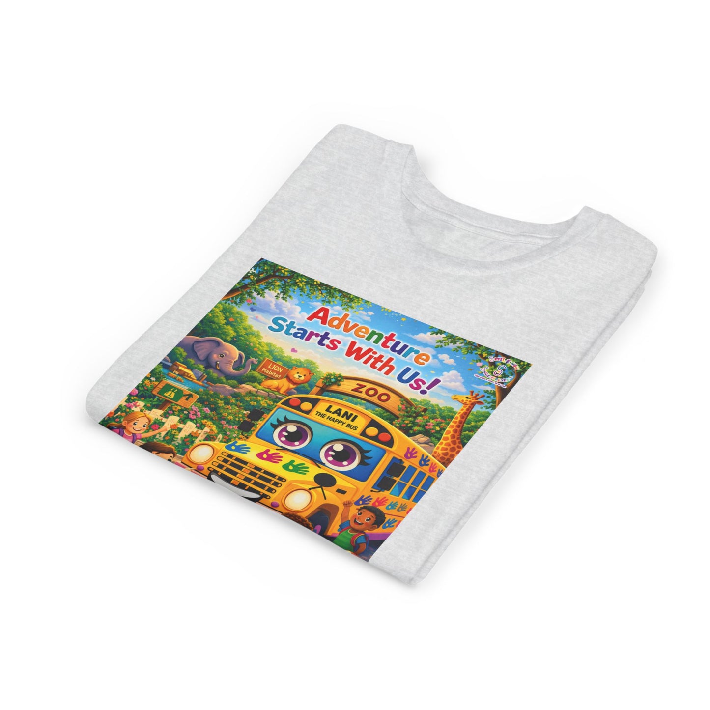 Lani™ Youth Short Sleeve Tee – "Adventure Starts With Us!" Graphic