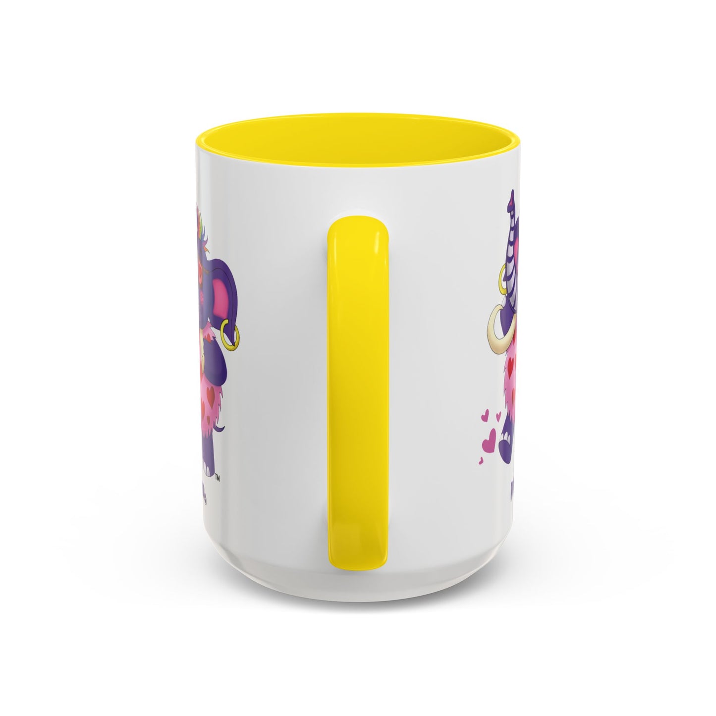 Piklez™ Accent Coffee Mug (11oz & 15oz) – "Full of Love!" Graphic | Smile Universe Collection