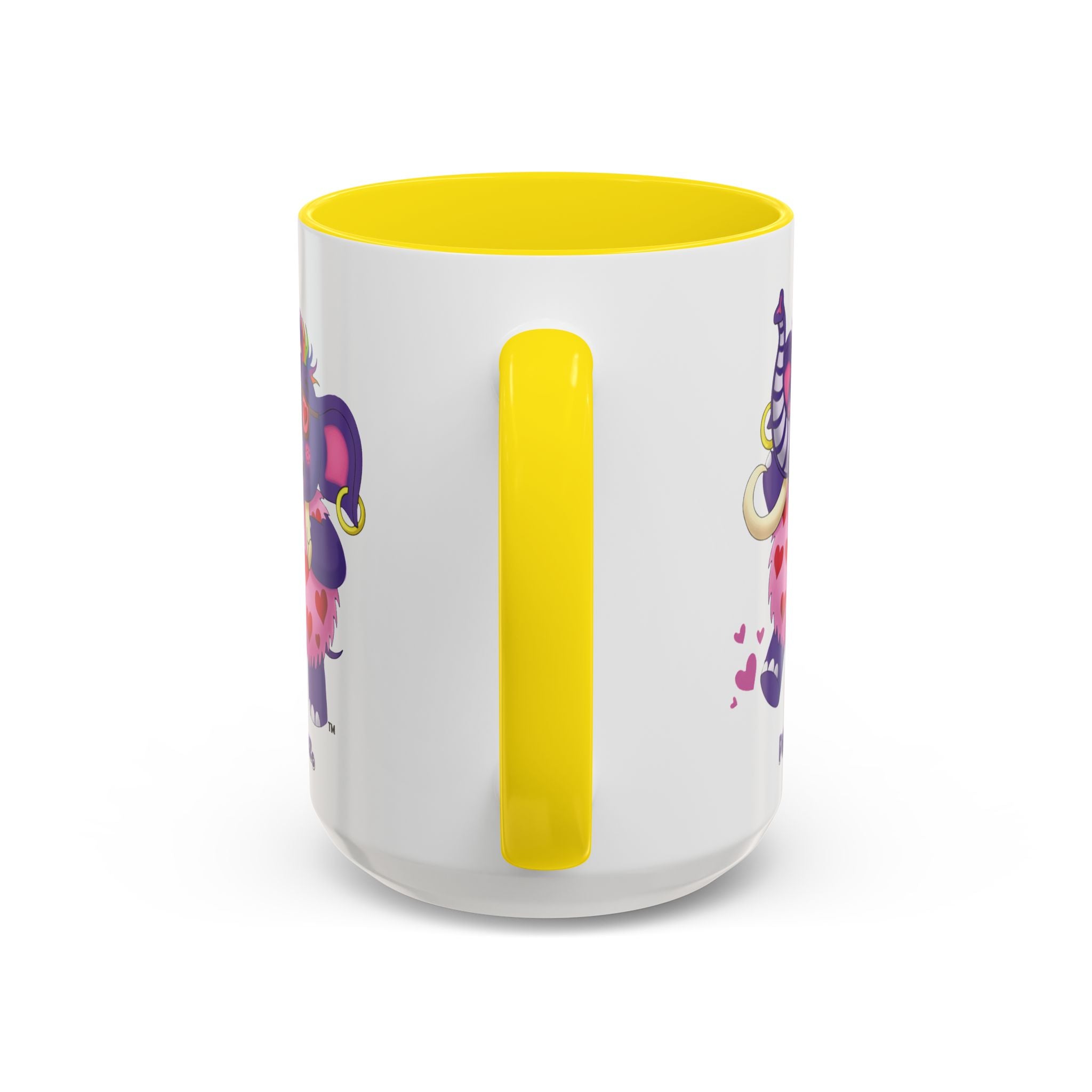 Piklez™ Accent Coffee Mug (11oz & 15oz) – "Full of Love!" Graphic | Smile Universe Collection