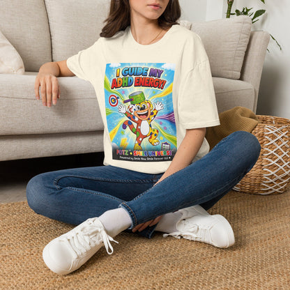 Potz™ Unisex Softstyle T-Shirt – "I Guide My ADHD Energy!" Graphic Tee | Smile Universe Collection