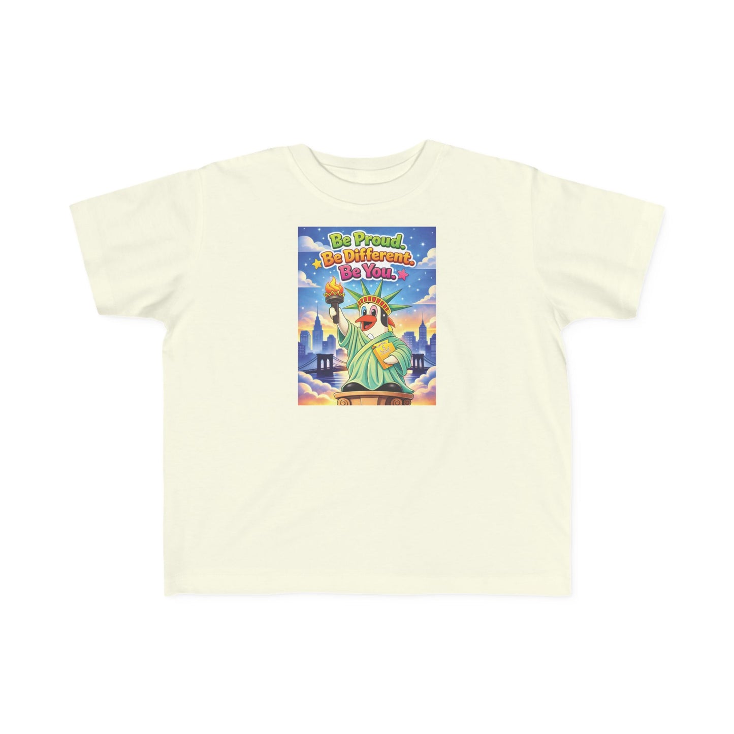 TuBz™ "Be Proud. Be Different. Be You." Kids T-Shirt - Inspirational Graphic Tee