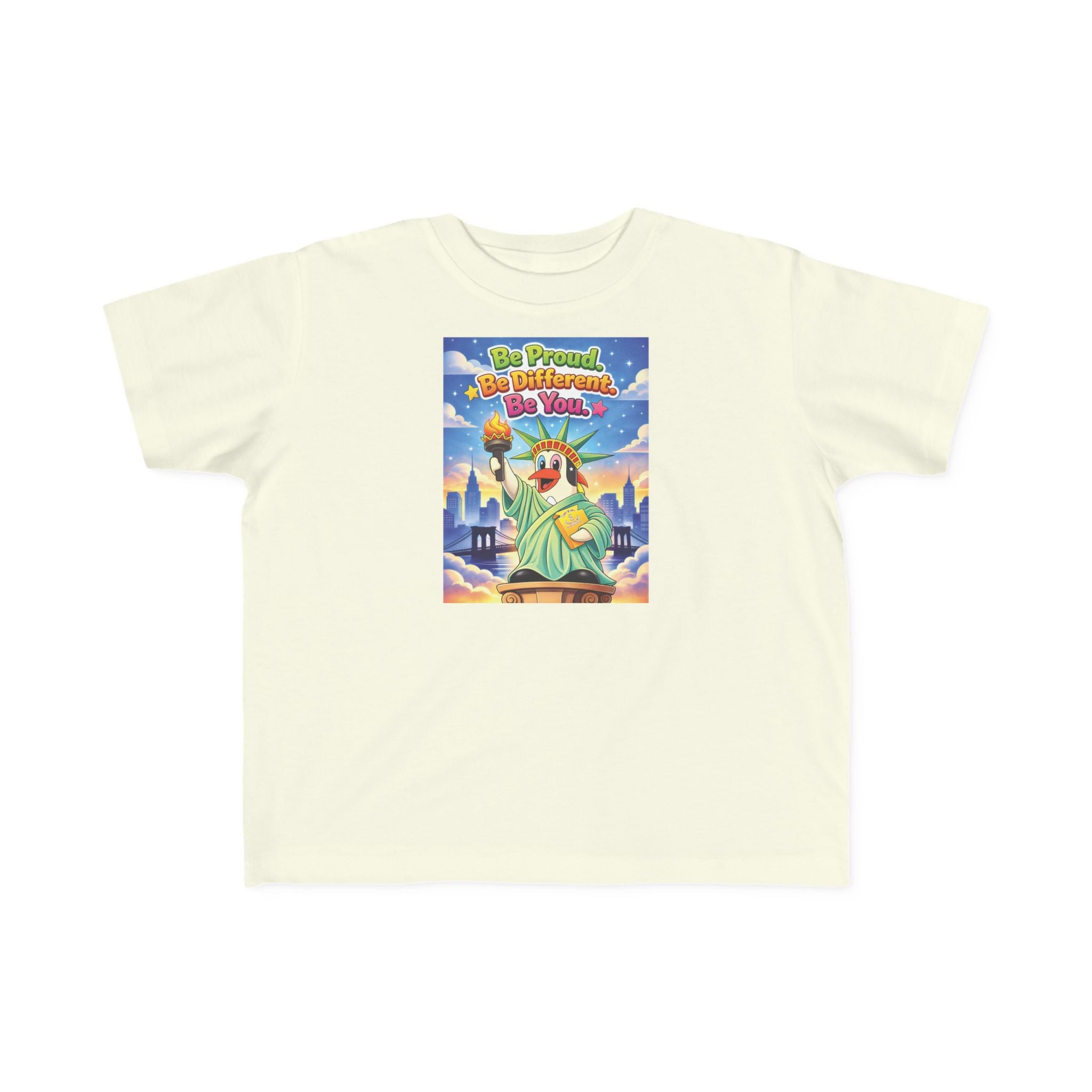 TuBz™ "Be Proud. Be Different. Be You." Kids T-Shirt - Inspirational Graphic Tee