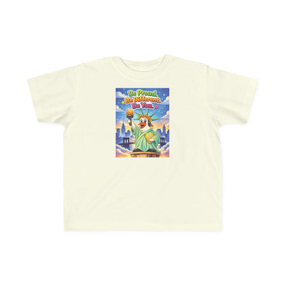 TuBz™ "Be Proud. Be Different. Be You." Kids T-Shirt - Inspirational Graphic Tee