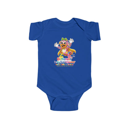 Panz™ Infant Fine Jersey Bodysuit – "Different is My Superpower" Graphic | Smile Universe Collection