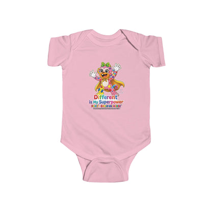 Panz™ Infant Fine Jersey Bodysuit – "Different is My Superpower" Graphic | Smile Universe Collection