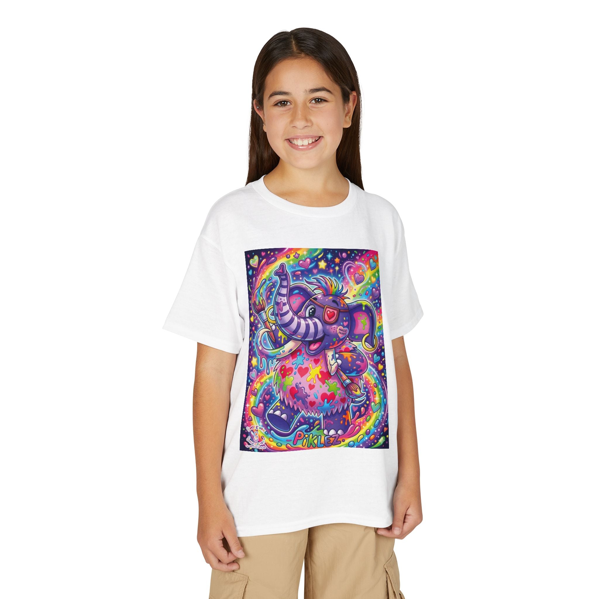Piklez™ Youth DryBlend® T-Shirt – "Magic Paint!" Graphic Shirt | Smile Universe Collection