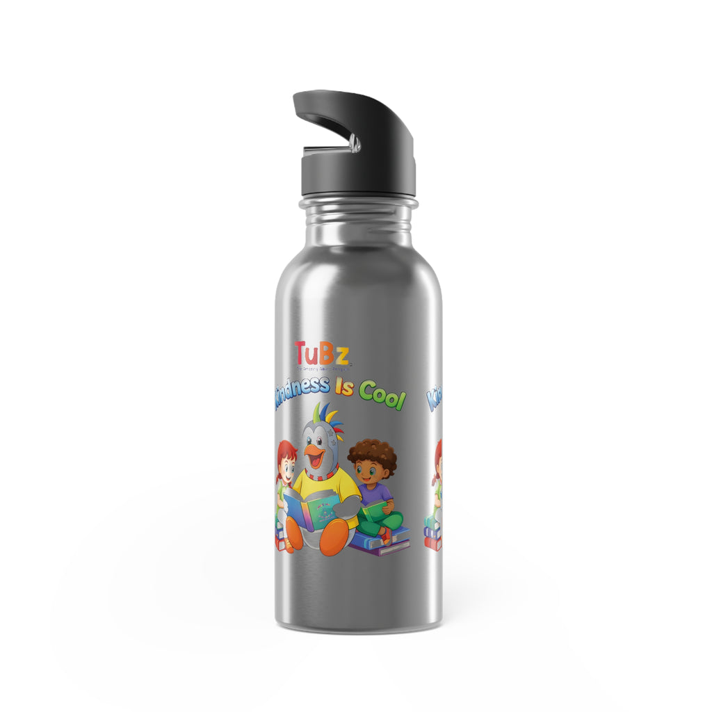 TuBz™ "Kindness Is Cool" Kids Water Bottle - School Hydration Bottle | Smile Universe TuBz4Kidz