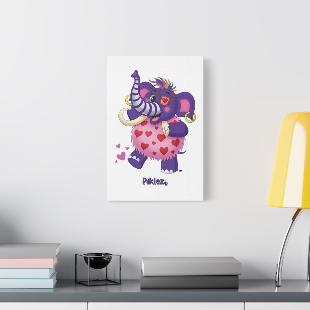 Piklez™ Matte Canvas, Stretched 1.25" – "Full of Love!" Graphic Wall Art | Smile Universe Collection
