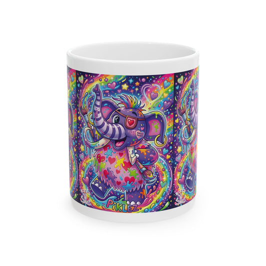 Piklez™ 11oz Ceramic Mug – "Magic Paint!" Graphic | Smile Universe Collection