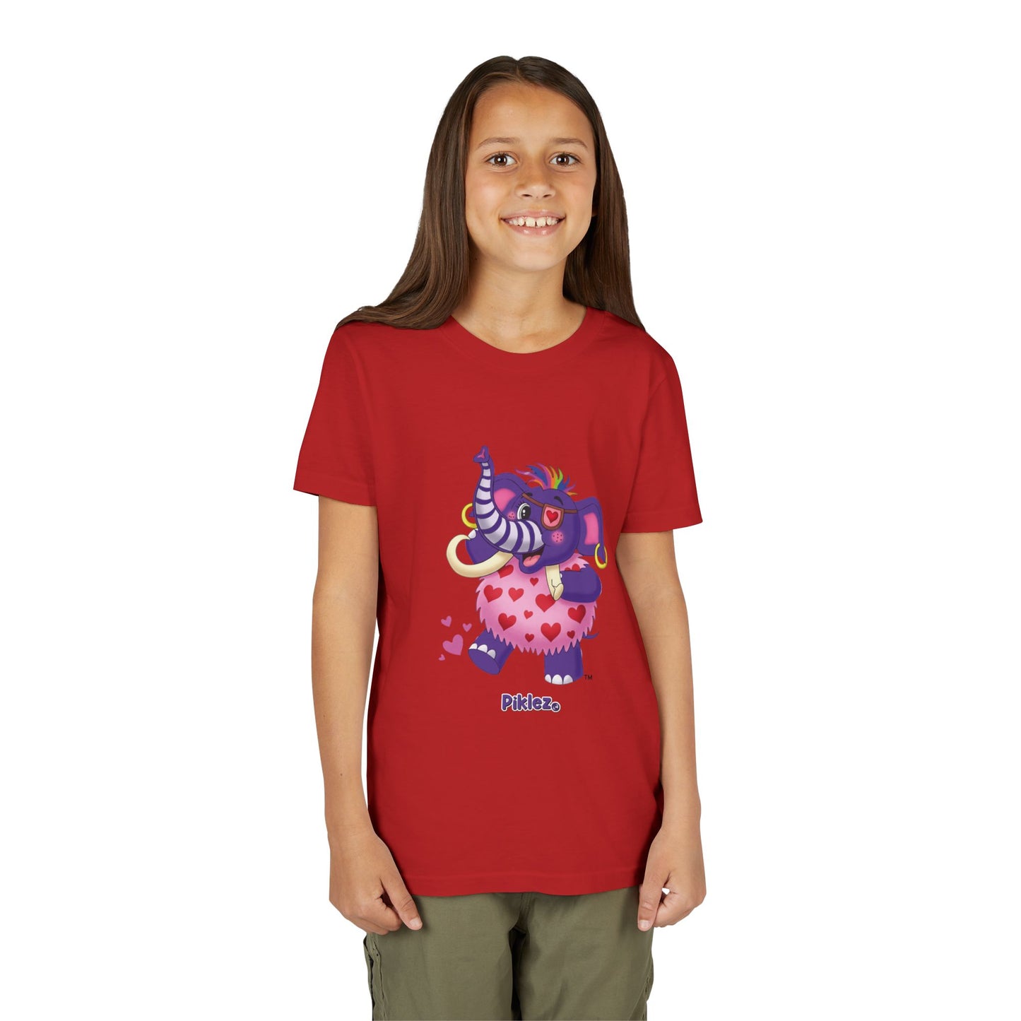 Piklez™ Youth Short Sleeve Tee – "Full of Love!" Graphic Shirt | Smile Universe Collection