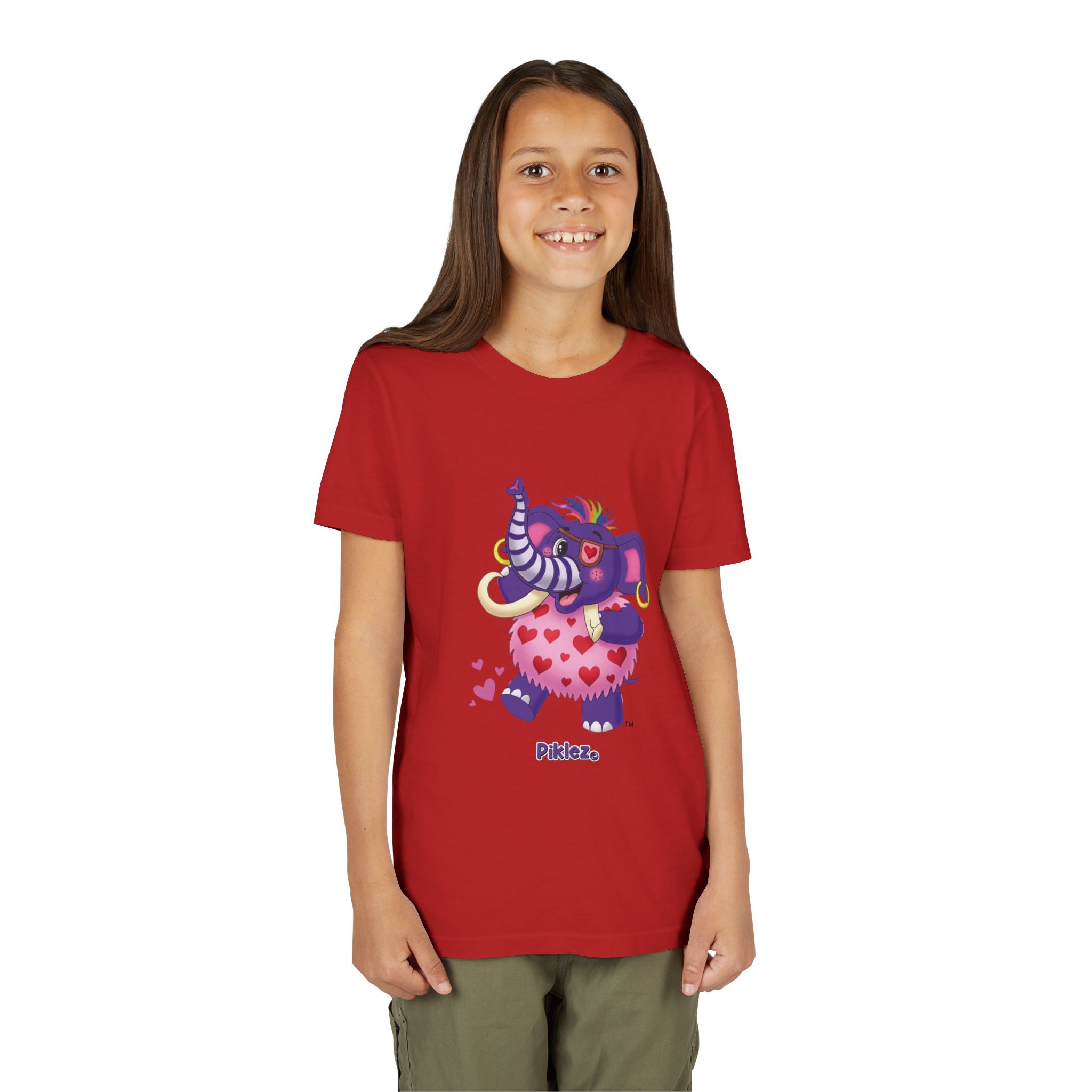 Piklez™ Youth Short Sleeve Tee – "Full of Love!" Graphic Shirt | Smile Universe Collection