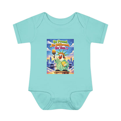 TuBz™ "Be Proud. Be Different. Be You." Infant Bodysuit - Inspirational Baby Onesie