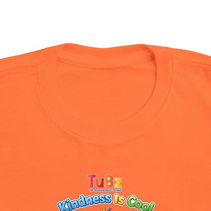 TuBz™ "Kindness Is Cool" Kids T-Shirt - Positive Message Graphic Tee | Smile Universe TuBz4Kidz