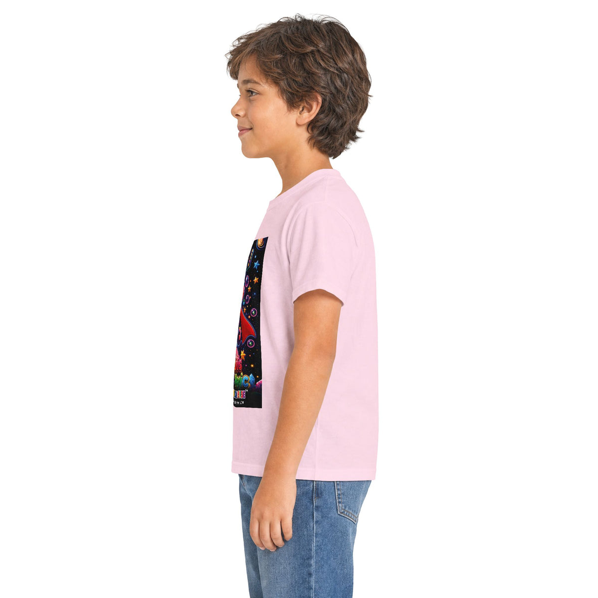 Panz™ Kids Softstyle Tee – "My Mind is Full of Magic" Graphic | Smile Universe Collection
